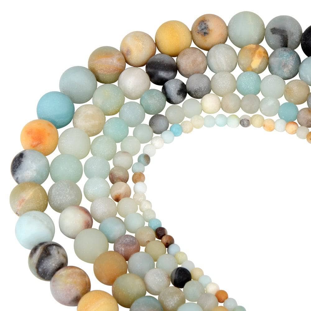 8mm Matte Amazonite Gemstone Beads Gemstone Your Oil Tools 