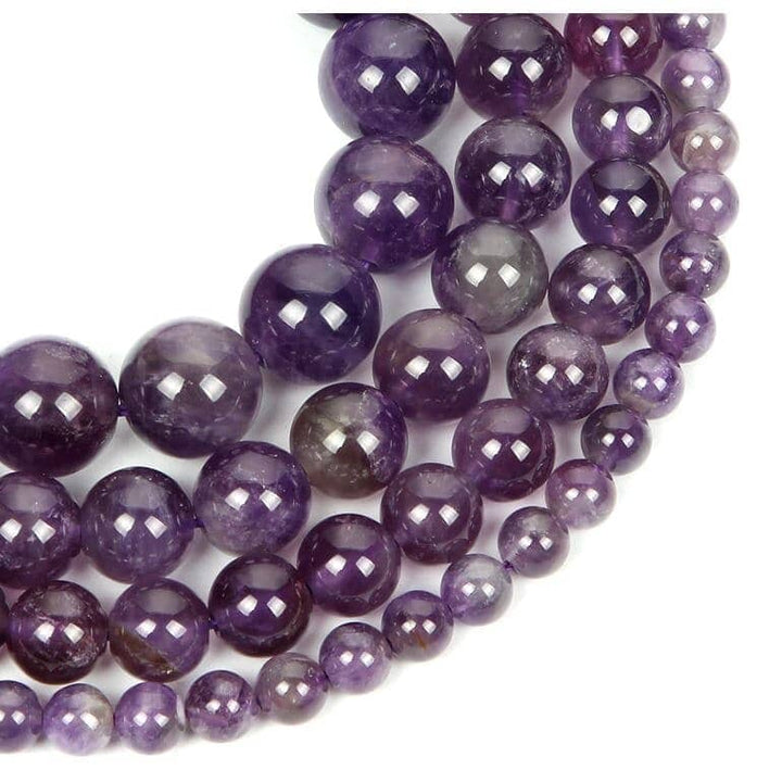 8mm Polished Amethyst Gemstone Beads Gemstone Your Oil Tools 