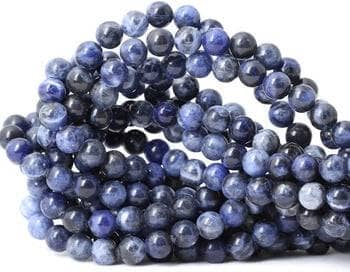 8mm Polished Sodalite Gemstone Beads Gemstone Your Oil Tools 