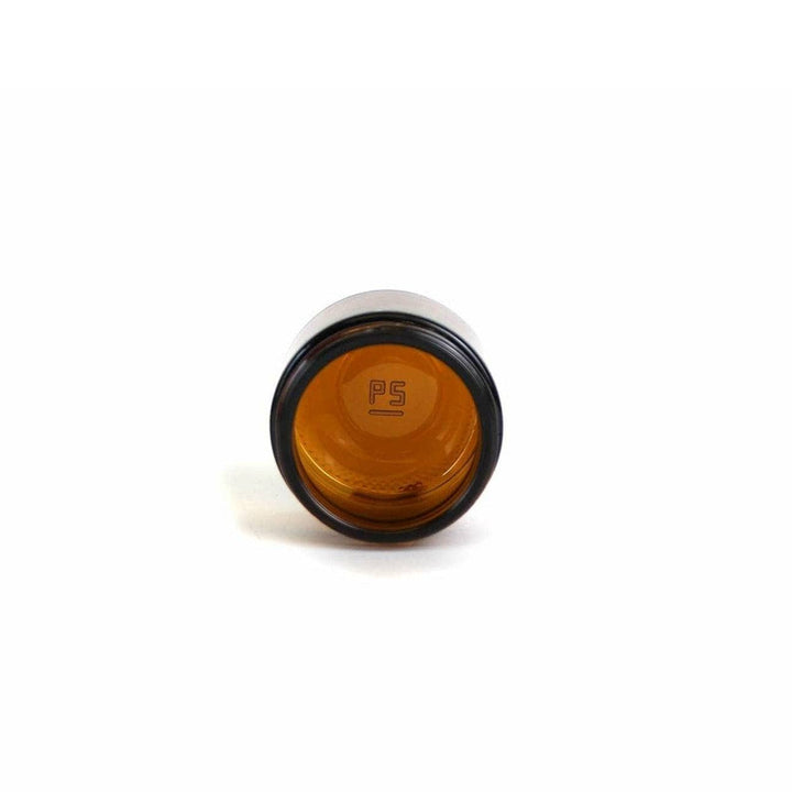 2 oz Amber Glass Jar w/ Black Cap Glass Jars Your Oil Tools 