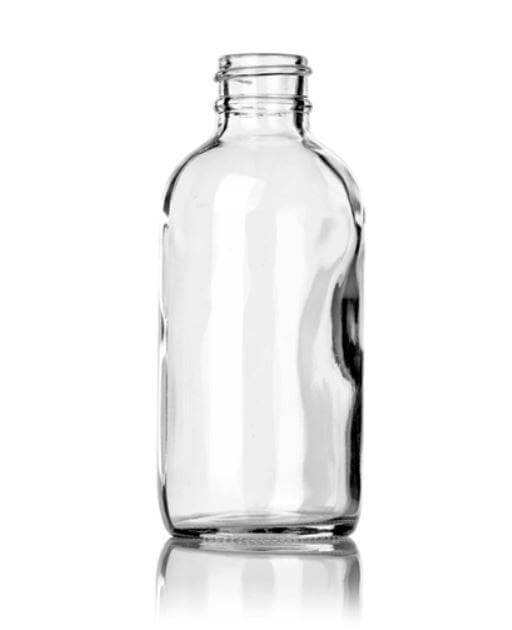 4 oz Clear Glass Bottle w/ Treatment Pump Glass Treatment Bottles Your Oil Tools 