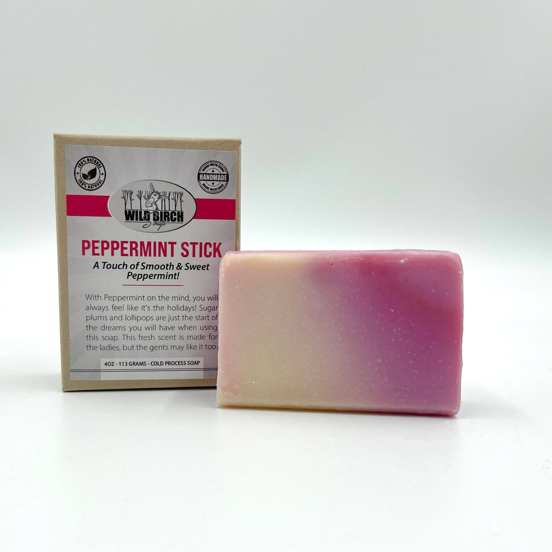 Peppermint Stick Bar Soap by Wild Birch Soap Home Care Your Oil Tools 