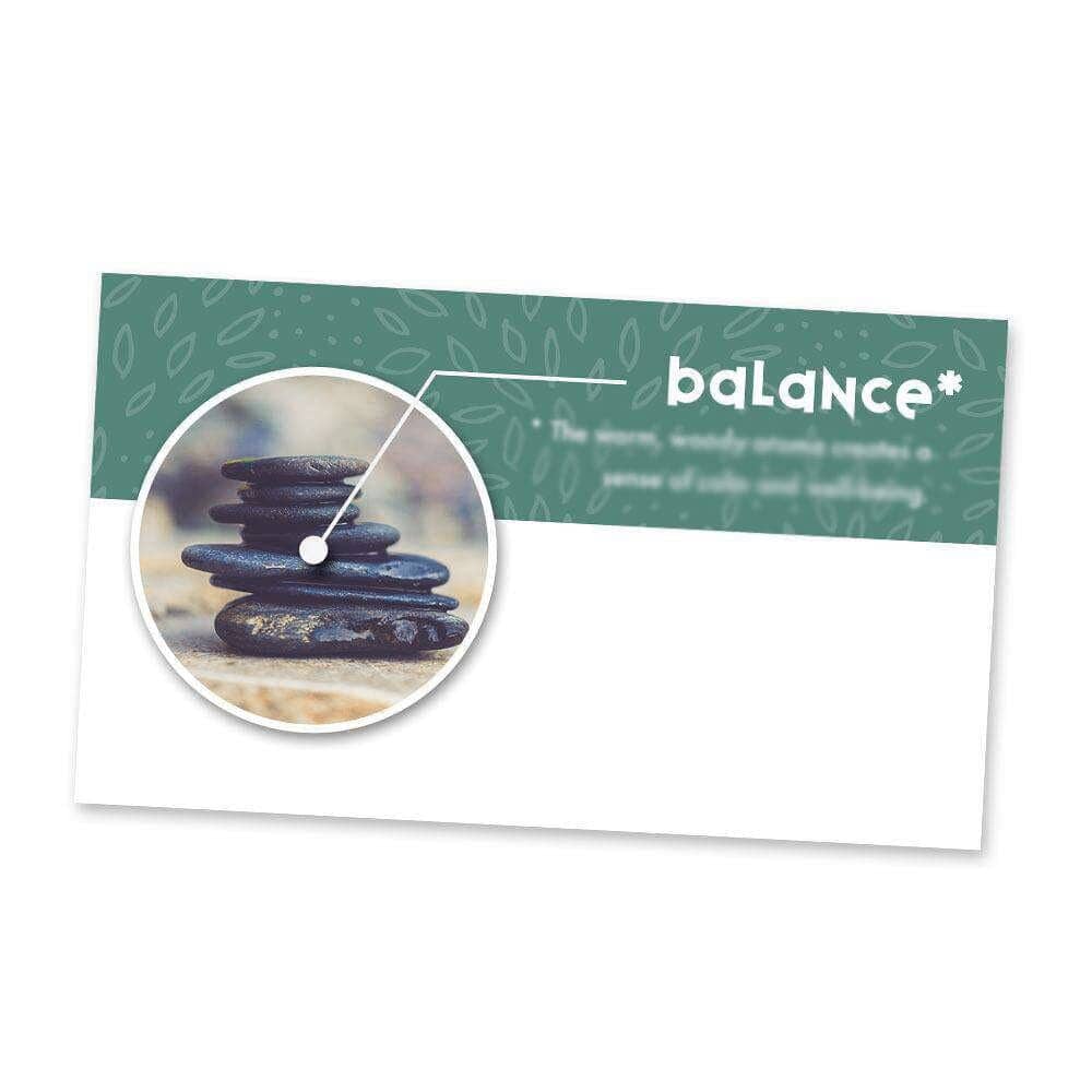 Balance Essential Oil Cards (Pack of 10) Media Your Oil Tools 