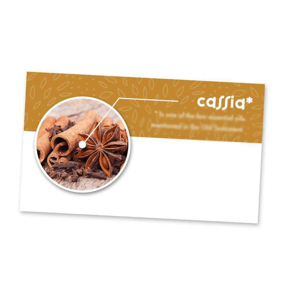 Cassia Essential Oil Cards (Pack of 10) Media Your Oil Tools 