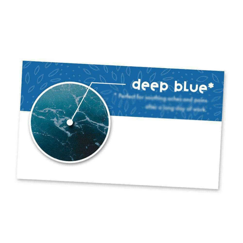 Deep Blue Essential Oil Cards (Pack of 10) Media Your Oil Tools 