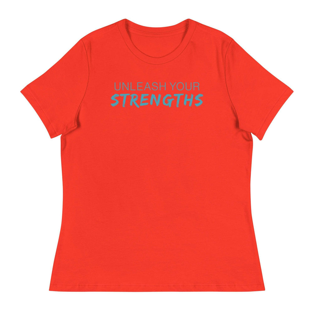 Unleash Your Strengths - Women's Relaxed T-Shirt Your Oil Tools Poppy S 