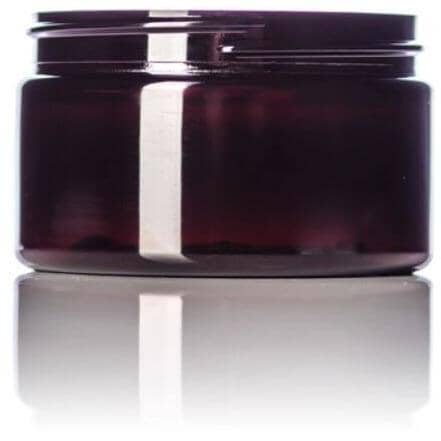 4 oz PET Amber Plastic Jar (Cap NOT Included) Plastic Jars Your Oil Tools 