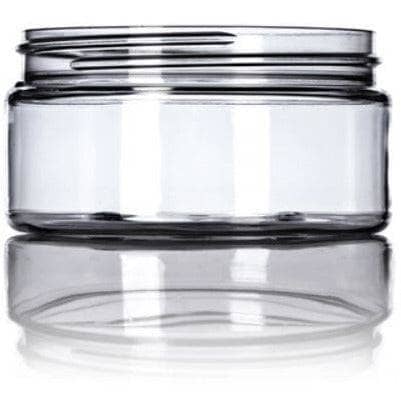 8 oz PET Clear Plastic Jar (Cap NOT Included) Plastic Jars Your Oil Tools 