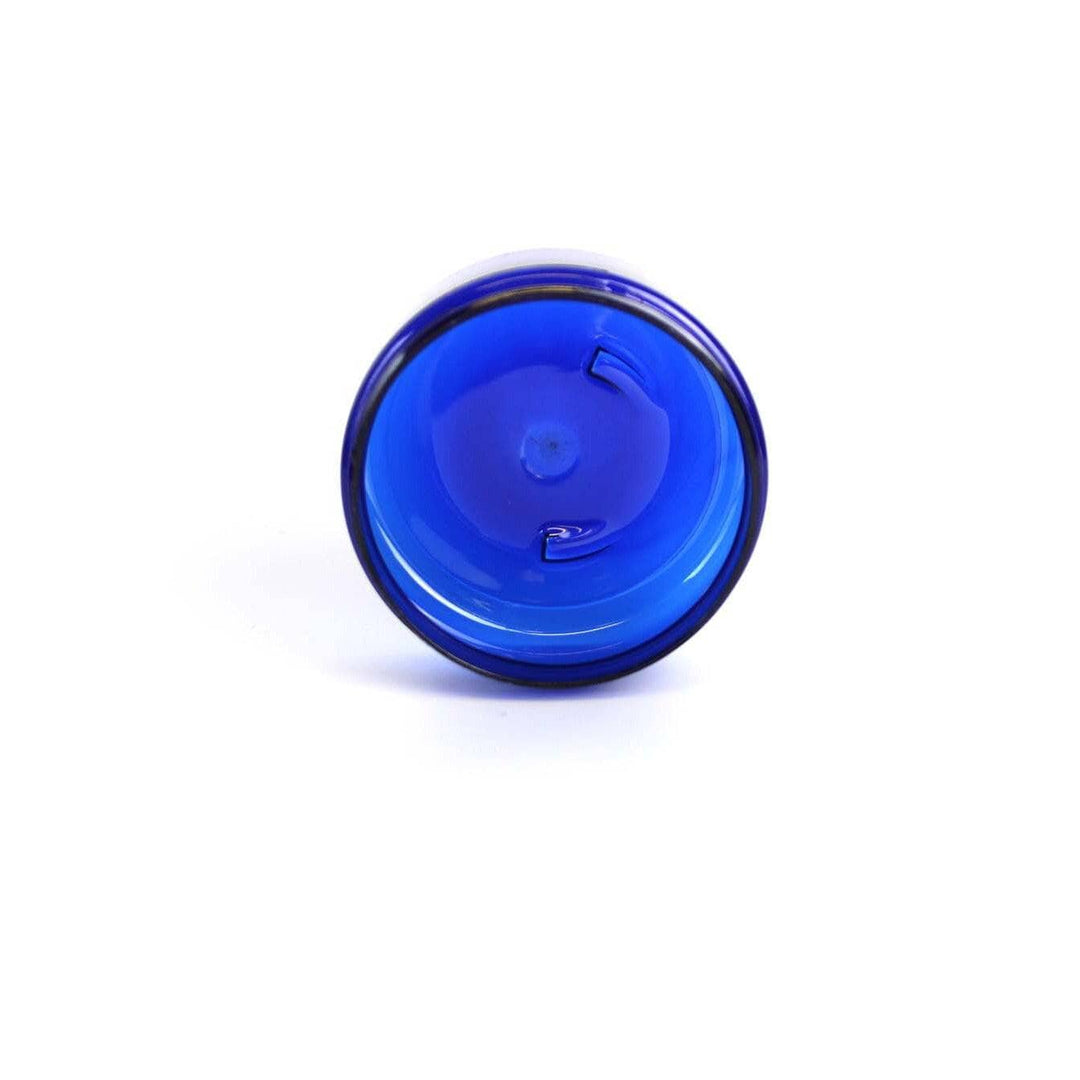 8 oz Blue PET Plastic Jar w/ Black Lid Plastic Jars Your Oil Tools 
