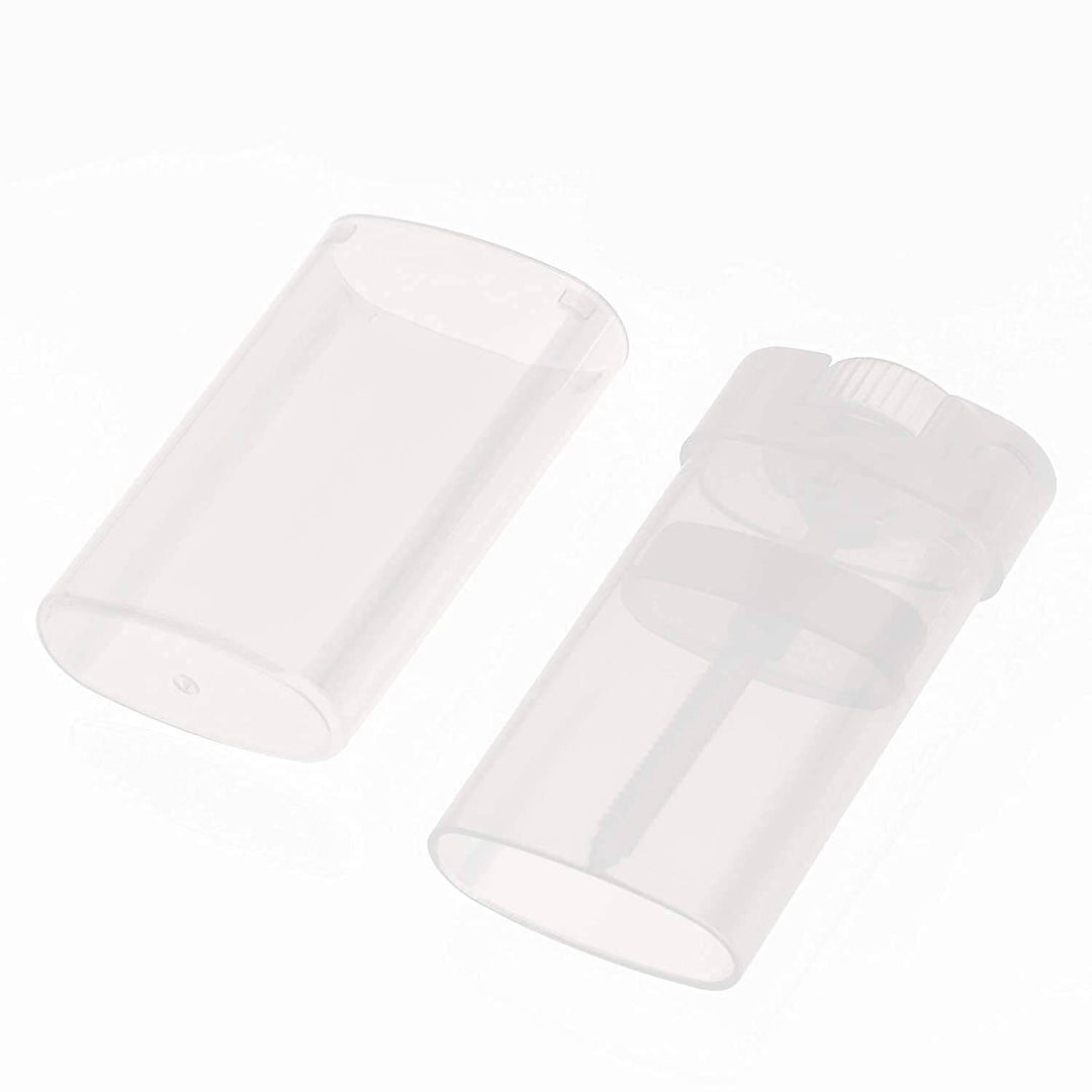 0.5 oz Clear Plastic Oval Dispensing Tube w/ Cap Plastic Storage Bottles Your Oil Tools 