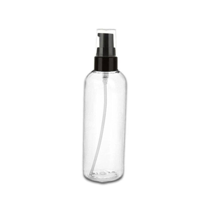 2 oz Clear PET Plastic Cosmo Bottle w/ Treatment Pump Plastic Treatment Bottles Your Oil Tools 
