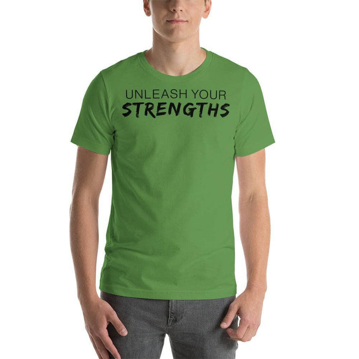 Unleash our Strengths - Unisex t-shirt Your Oil Tools Leaf S 