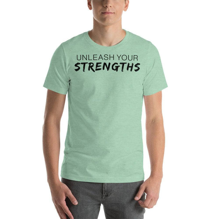 Unleash our Strengths - Unisex t-shirt Your Oil Tools Heather Prism Mint S 