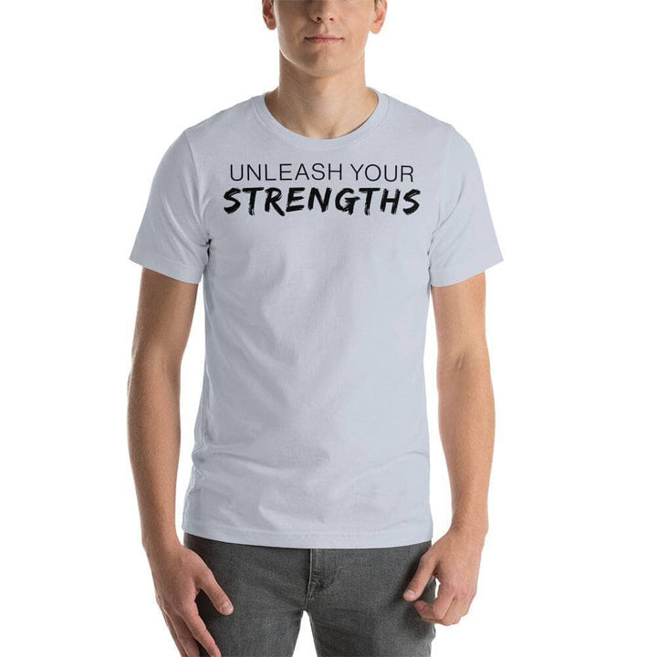 Unleash our Strengths - Unisex t-shirt Your Oil Tools Light Blue S 
