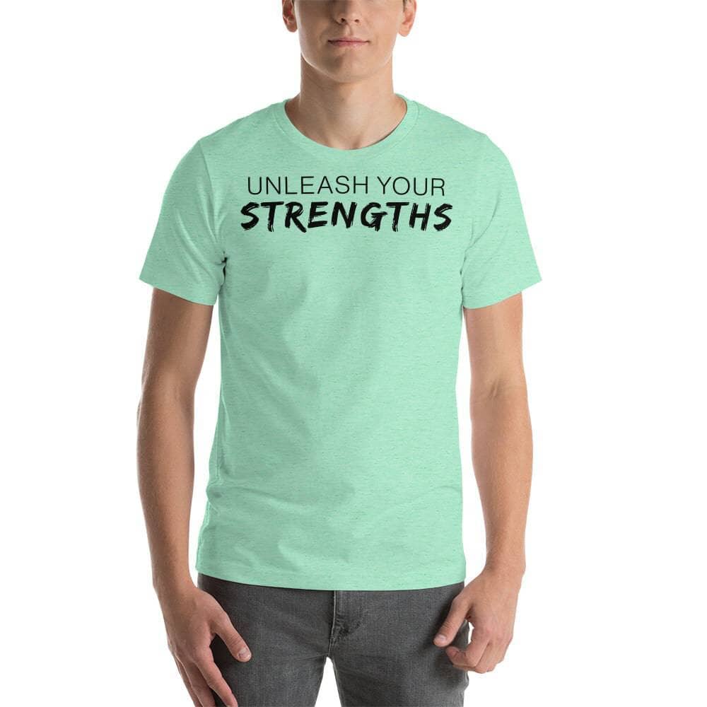 Unleash our Strengths - Unisex t-shirt Your Oil Tools Heather Mint S 