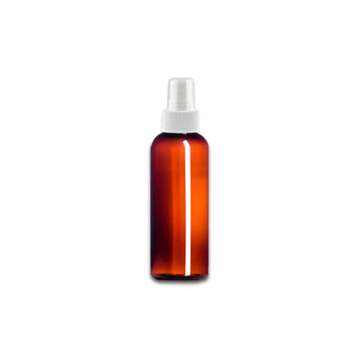 2 oz Amber Plastic Bottle w/ White Fine Mist Top - Your Oil Tools