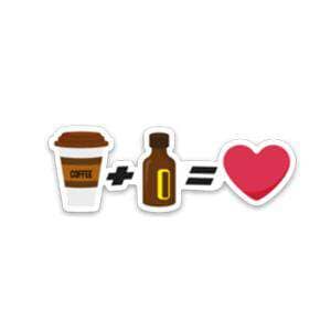 Coffee & Oils Love Sticker Accessories Your Oil Tools 