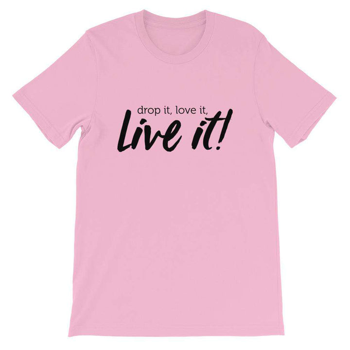 Drop it! (Light) Short-Sleeve Unisex T-Shirt Apparel Your Oil Tools Lilac S 