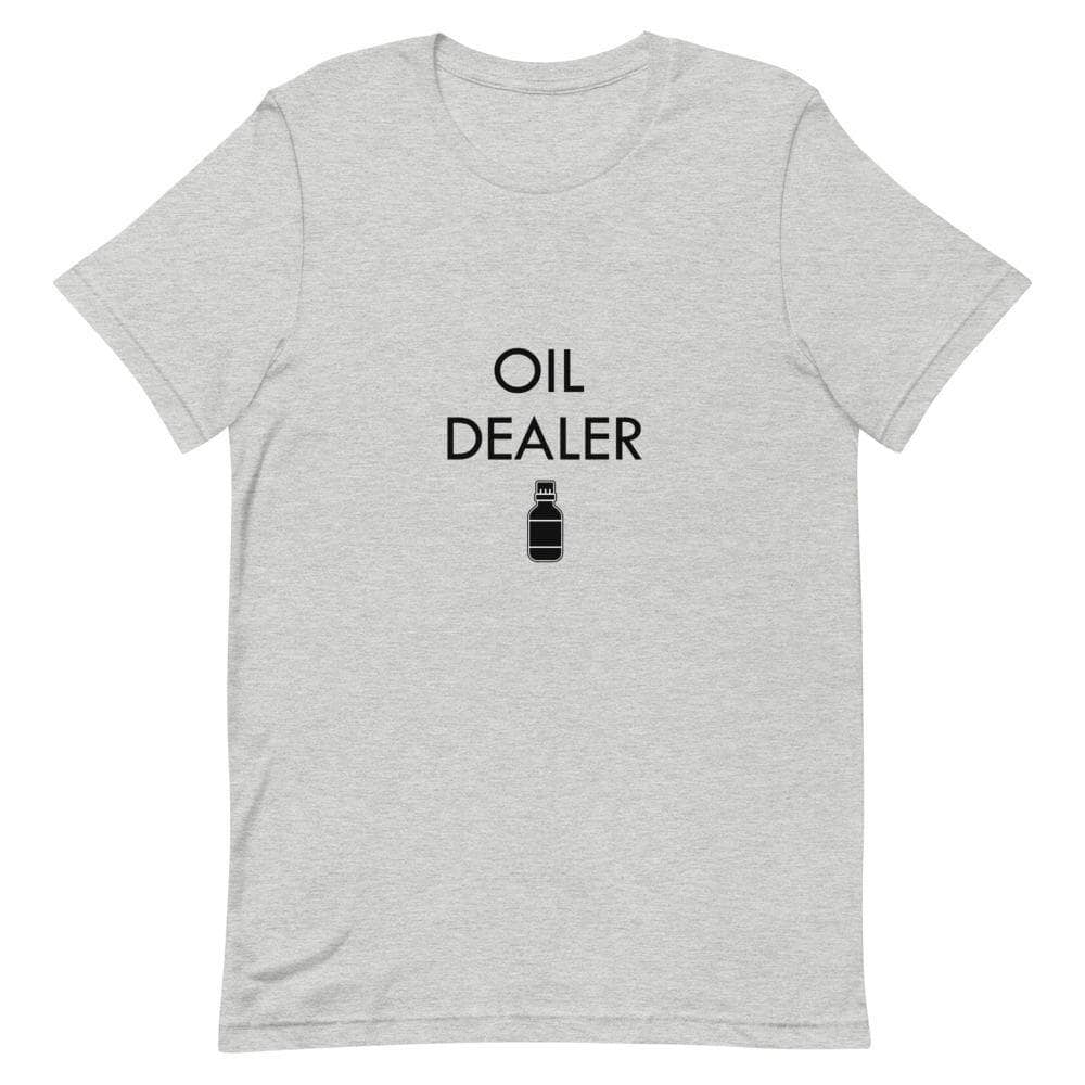 "Oil Dealer" Short-Sleeve Unisex T-Shirt Apparel Your Oil Tools Athletic Heather S 