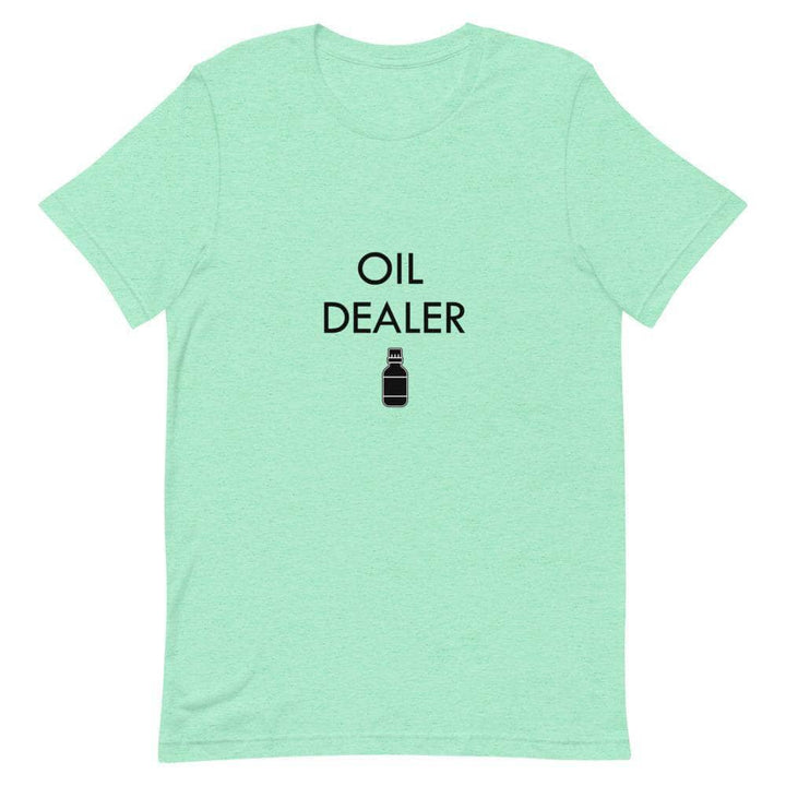 "Oil Dealer" Short-Sleeve Unisex T-Shirt Apparel Your Oil Tools Heather Mint S 