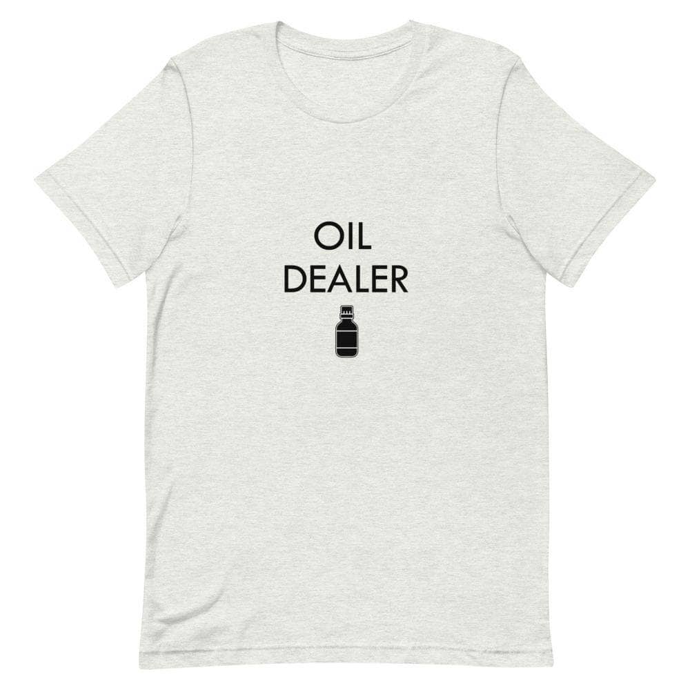 "Oil Dealer" Short-Sleeve Unisex T-Shirt Apparel Your Oil Tools Ash S 