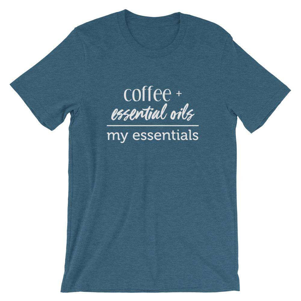 My Essentials (Dark) Short-Sleeve Unisex T-Shirt Apparel Your Oil Tools Heather Deep Teal S 