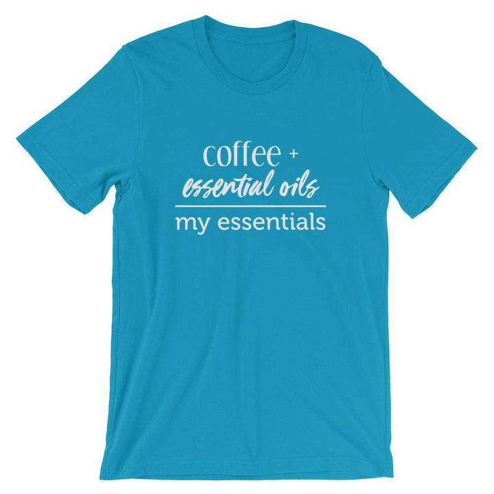 My Essentials (Dark) Short-Sleeve Unisex T-Shirt Apparel Your Oil Tools Aqua S 