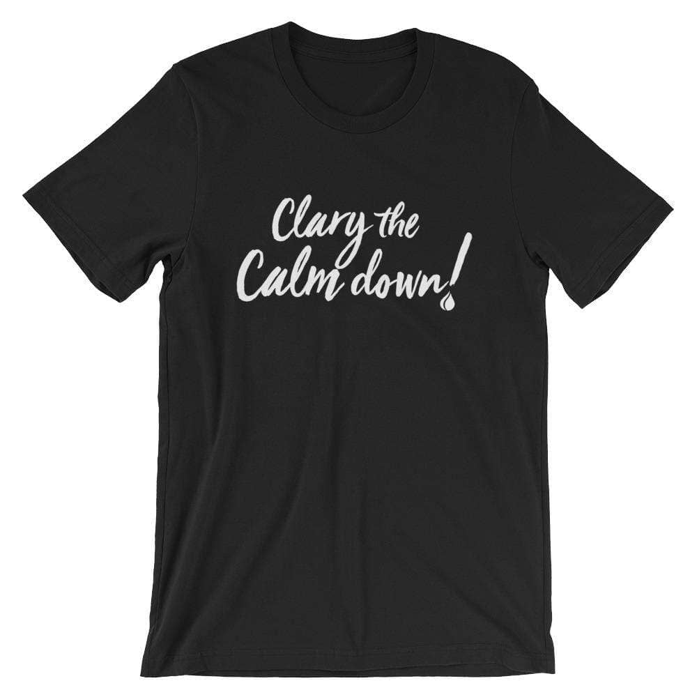 Clary Calm Short-Sleeve Unisex T-Shirt Apparel Your Oil Tools Black S 