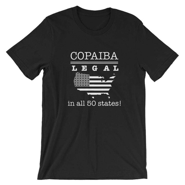 Copaiba (Dark) Short-Sleeve Unisex T-Shirt Apparel Your Oil Tools Black S 