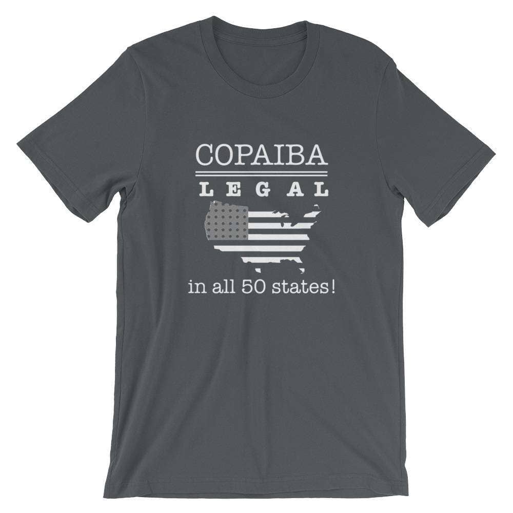 Copaiba (Dark) Short-Sleeve Unisex T-Shirt Apparel Your Oil Tools Asphalt S 