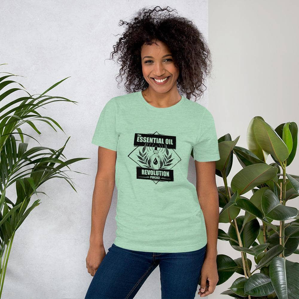Essential Oil Revolution T-Shirts Apparel Your Oil Tools Heather Prism Mint XS 