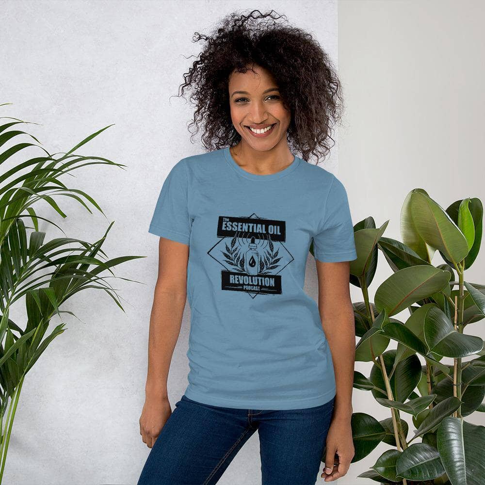 Essential Oil Revolution T-Shirts Apparel Your Oil Tools Steel Blue S 