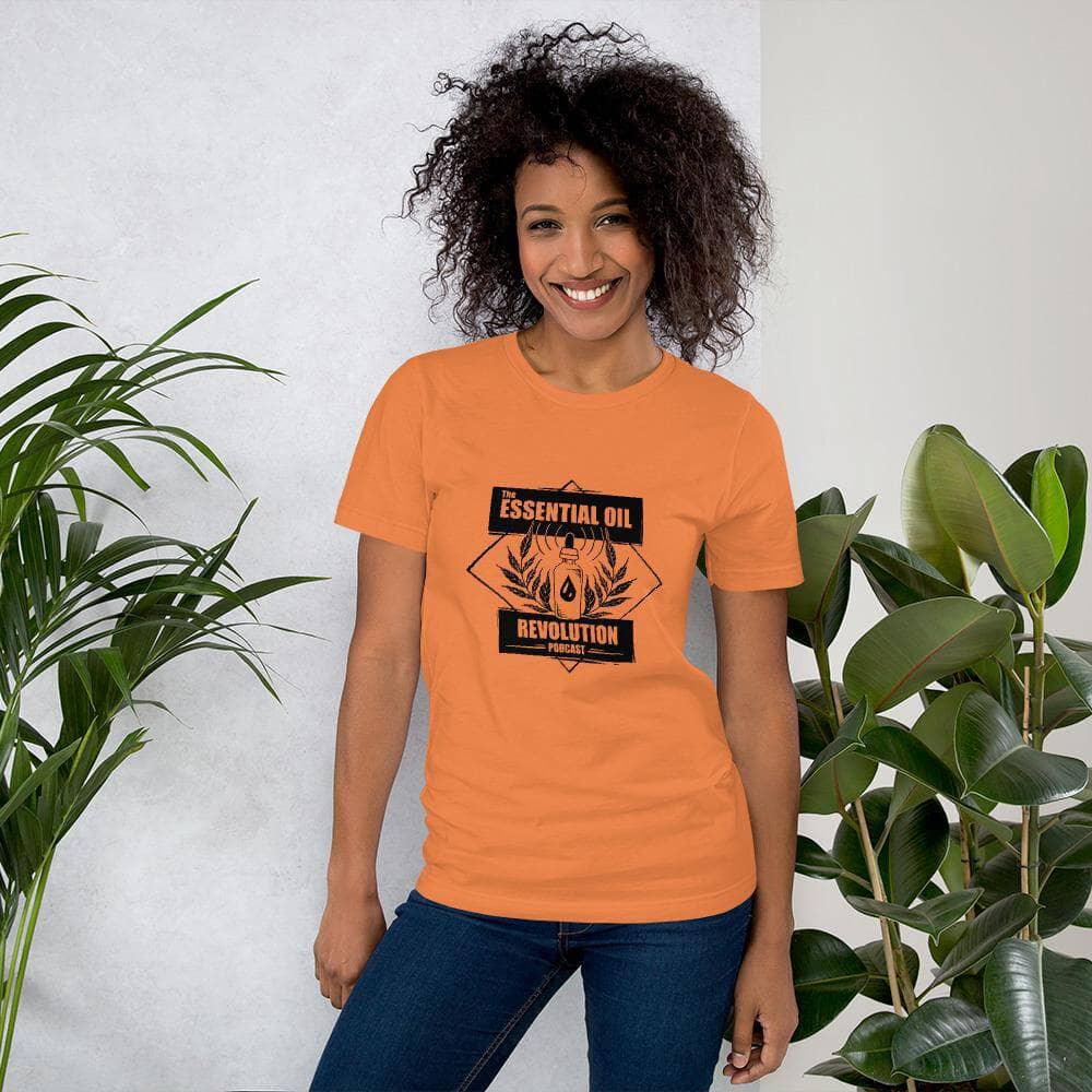 Essential Oil Revolution T-Shirts Apparel Your Oil Tools Burnt Orange XS 