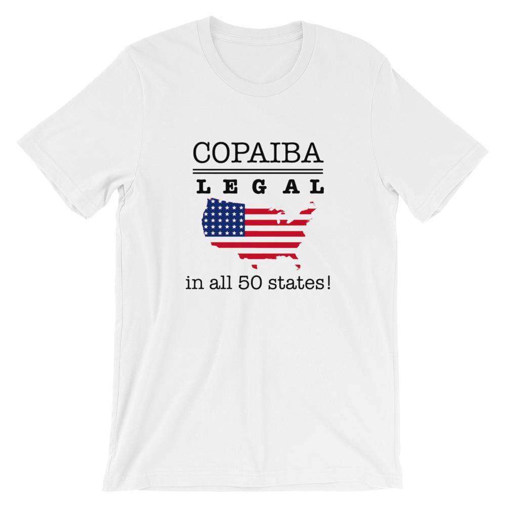 Copaiba (Light) Short-Sleeve Unisex T-Shirt Apparel Your Oil Tools White S 