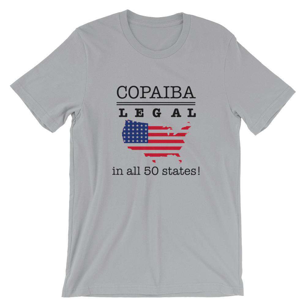 Copaiba (Light) Short-Sleeve Unisex T-Shirt Apparel Your Oil Tools Silver S 