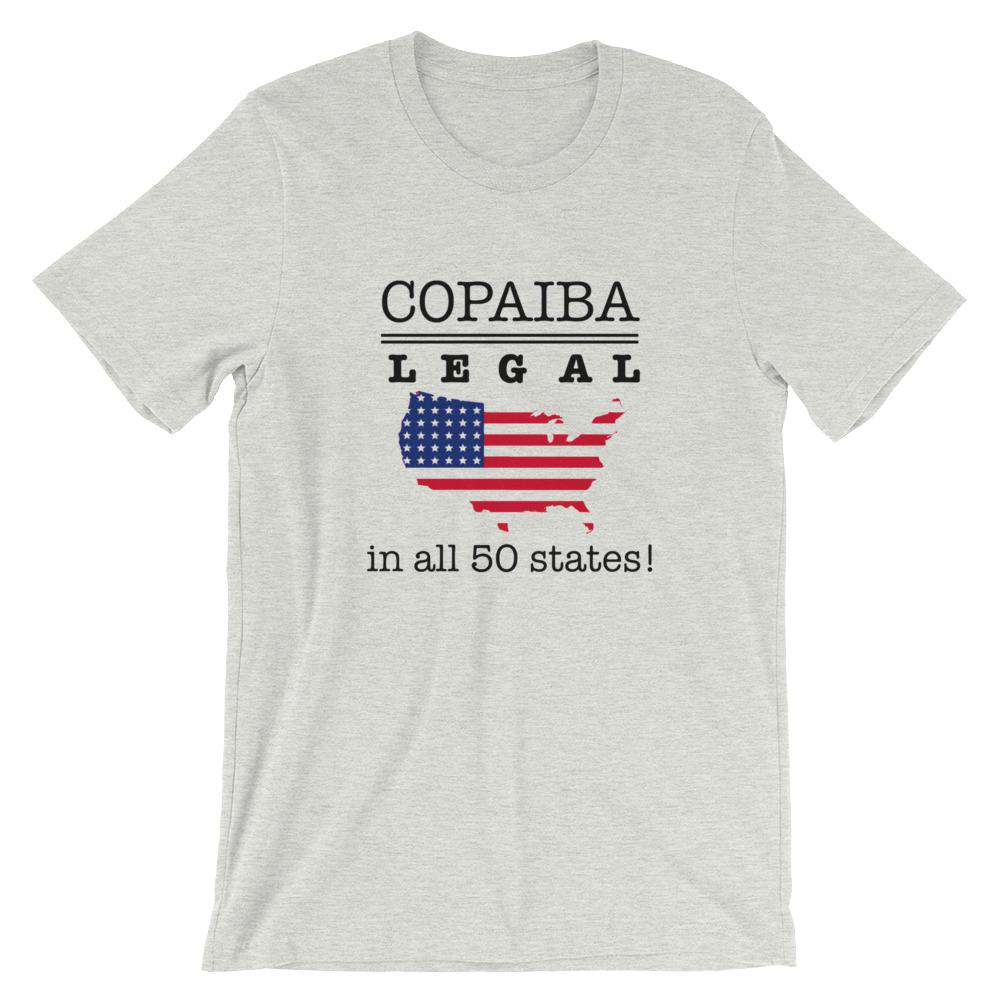 Copaiba (Light) Short-Sleeve Unisex T-Shirt Apparel Your Oil Tools Ash S 