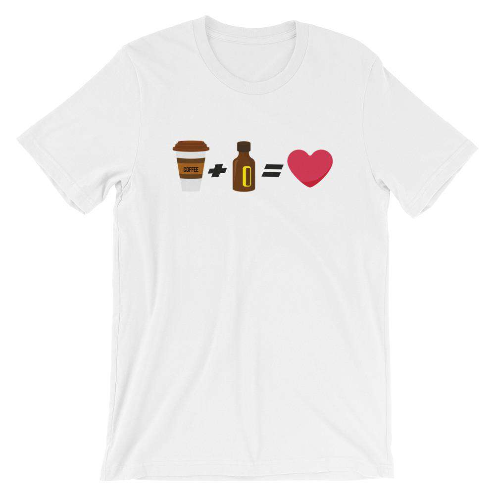 Coffee Lover T-Shirt Apparel Your Oil Tools White XS 