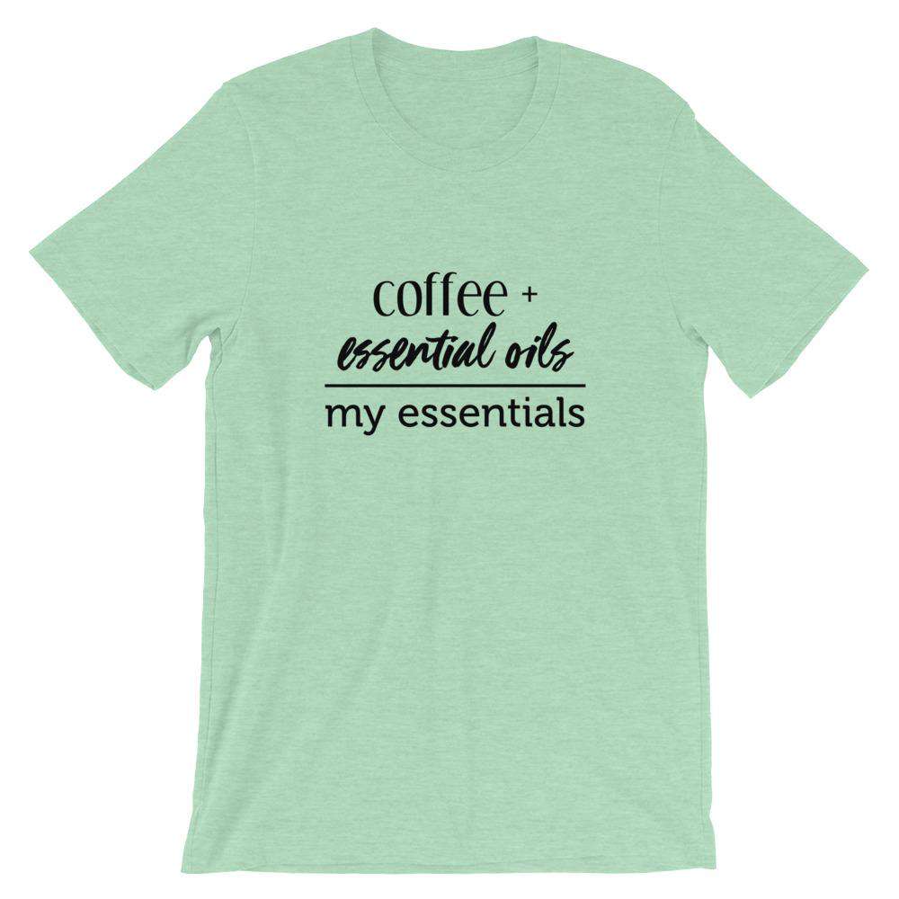 My Essentials (Light) Short-Sleeve Unisex T-Shirt Apparel Your Oil Tools Heather Prism Mint XS 