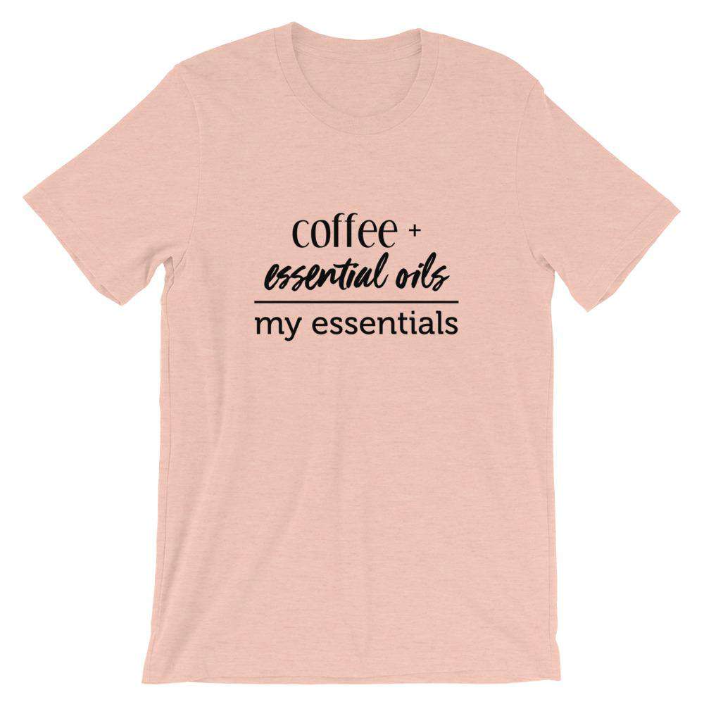 My Essentials (Light) Short-Sleeve Unisex T-Shirt Apparel Your Oil Tools Heather Prism Peach XS 