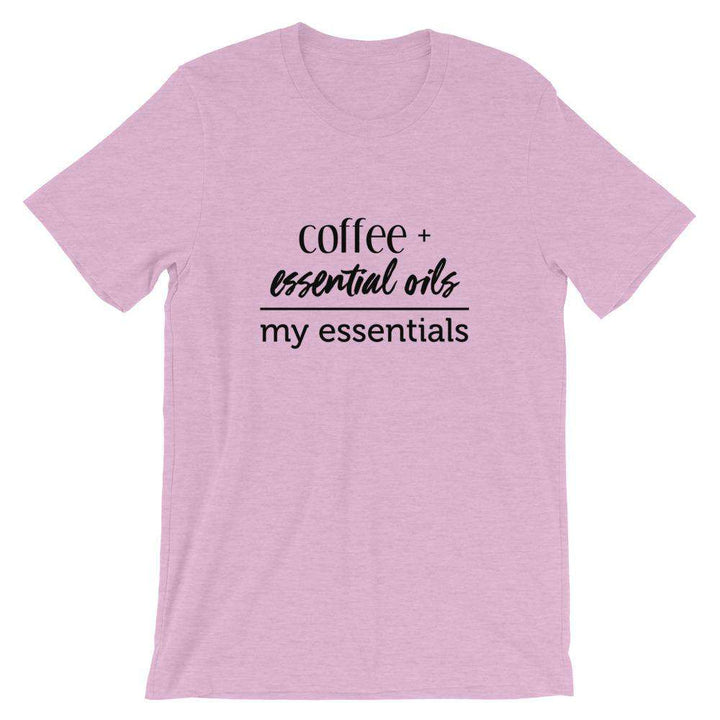 My Essentials (Light) Short-Sleeve Unisex T-Shirt Apparel Your Oil Tools Heather Prism Lilac XS 