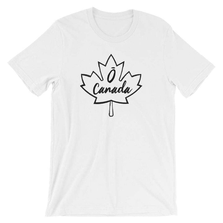Ō Canada (Light) Short-Sleeve Unisex T-Shirt Apparel Your Oil Tools White XS 