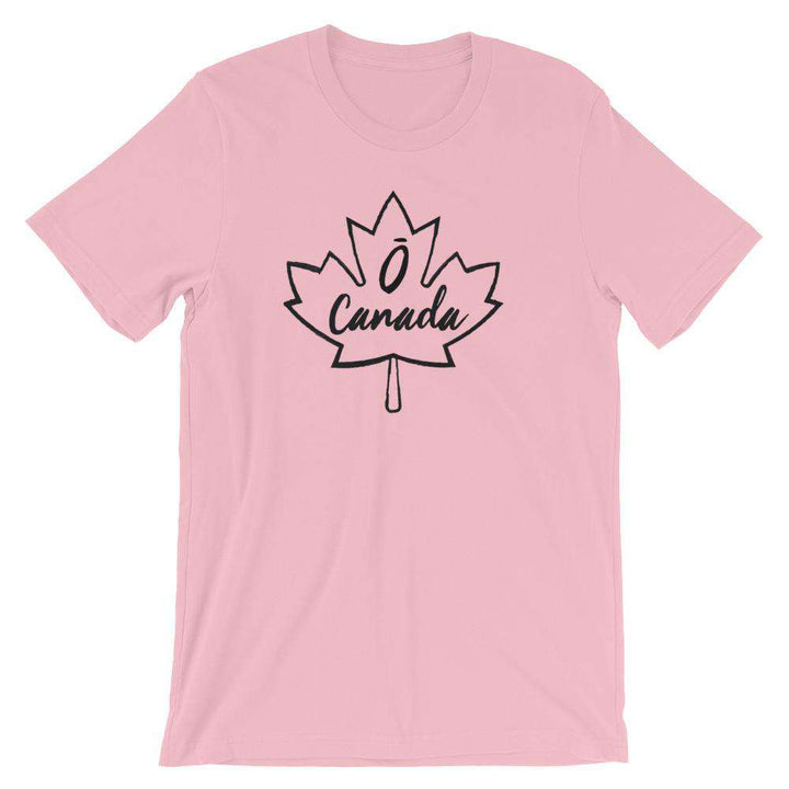Ō Canada (Light) Short-Sleeve Unisex T-Shirt Apparel Your Oil Tools Pink S 