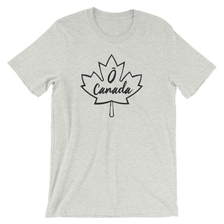 Ō Canada (Light) Short-Sleeve Unisex T-Shirt Apparel Your Oil Tools Ash S 