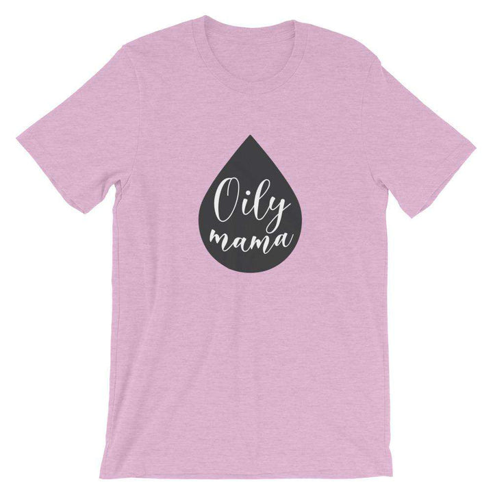 Oily Mama Short-Sleeve Unisex T-Shirt Apparel Your Oil Tools Heather Prism Lilac XS 