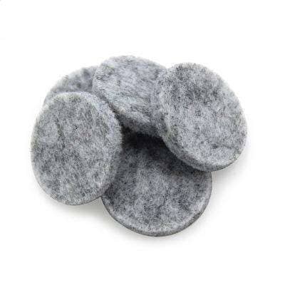 25mm Gray Round Replacement Pads (Pack of 10) Aroma Jewelry Your Oil Tools 