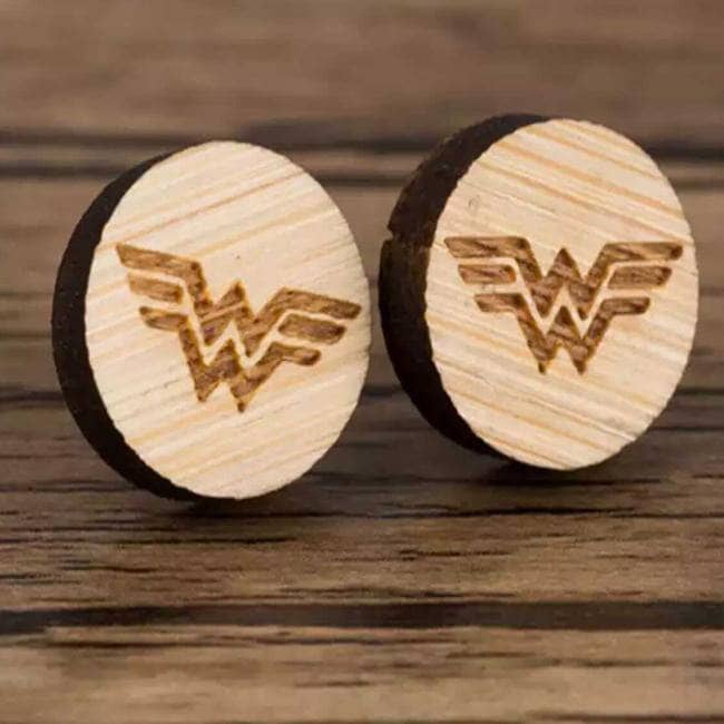 Wooden Stud Aroma Earrings (Wonder) Aroma Jewelry Your Oil Tools 