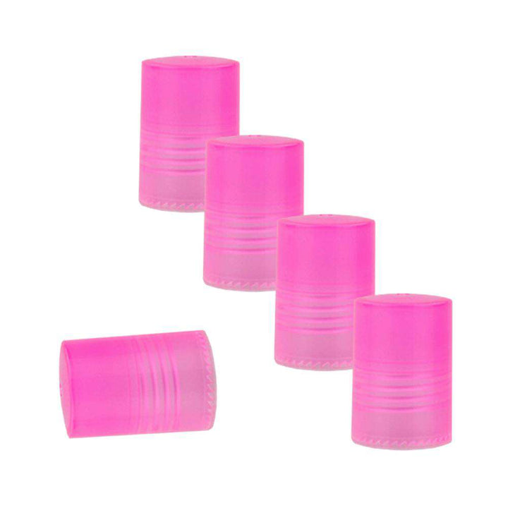Roller Bottle Caps (Pack of 5) Caps & Closures Your Oil Tools Pink 