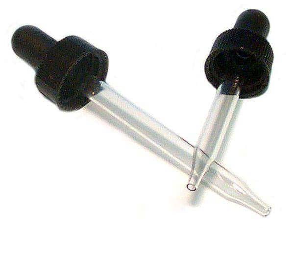 18-400 Black Glass Droppers (5ml) Caps & Closures Your Oil Tools 