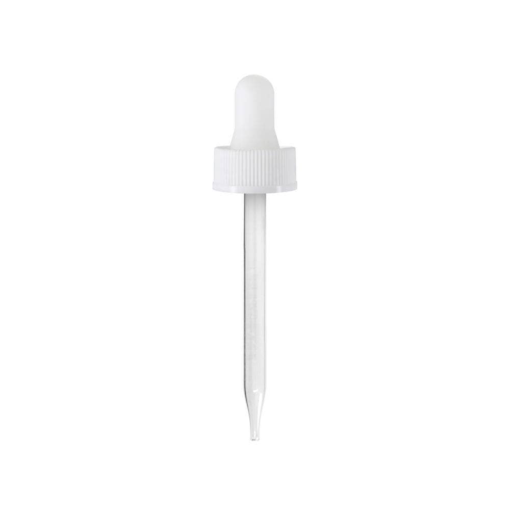 20-400 White Dropper for 1 oz Bottles Caps & Closures Your Oil Tools 