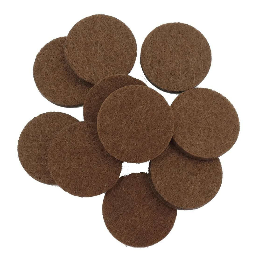 25mm Dark Brown Replacement Pads (Pack of 10) Diffusers Your Oil Tools 